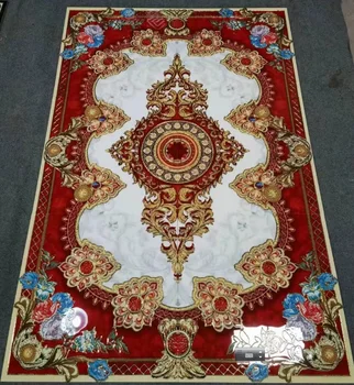 Foshan parquet 1200*1800mm polished golden crystal ceramic 6 in 1 decorative carpet floor tiles 600X600mm