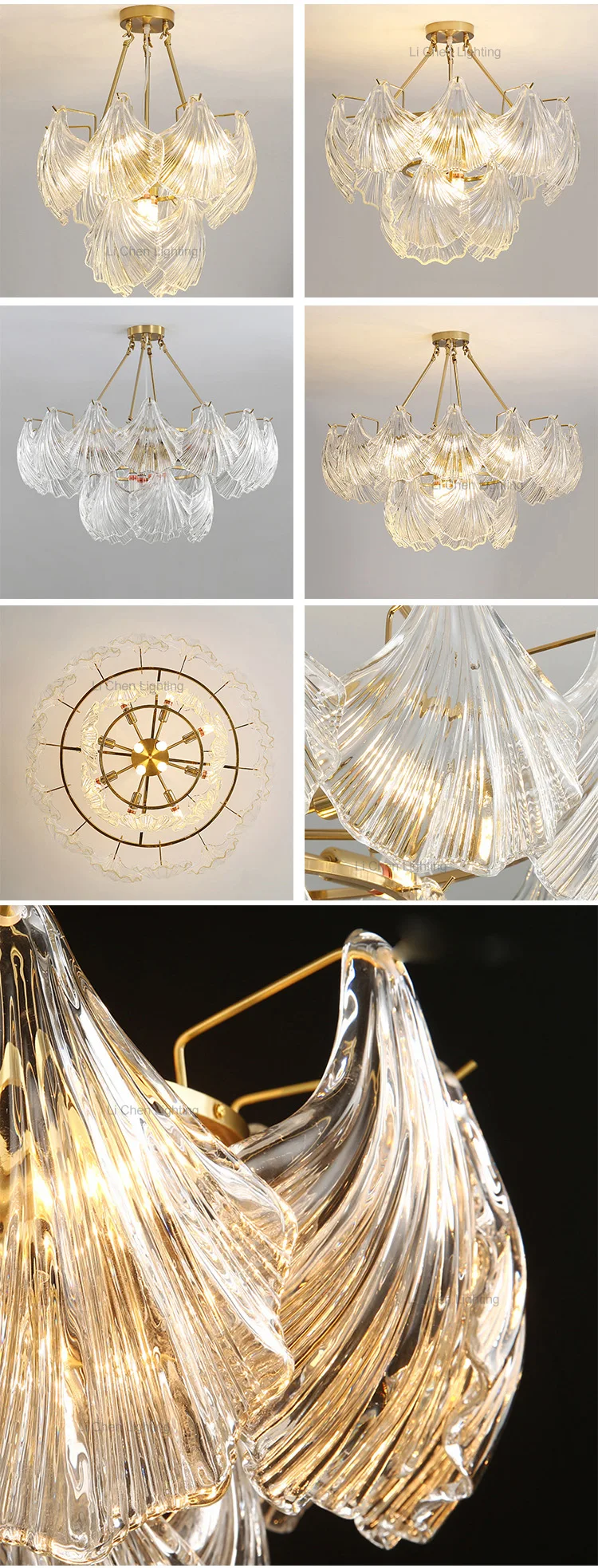 p0013 luxury style indoor decoration living room dining room metal modern led circle pendant lamp-1