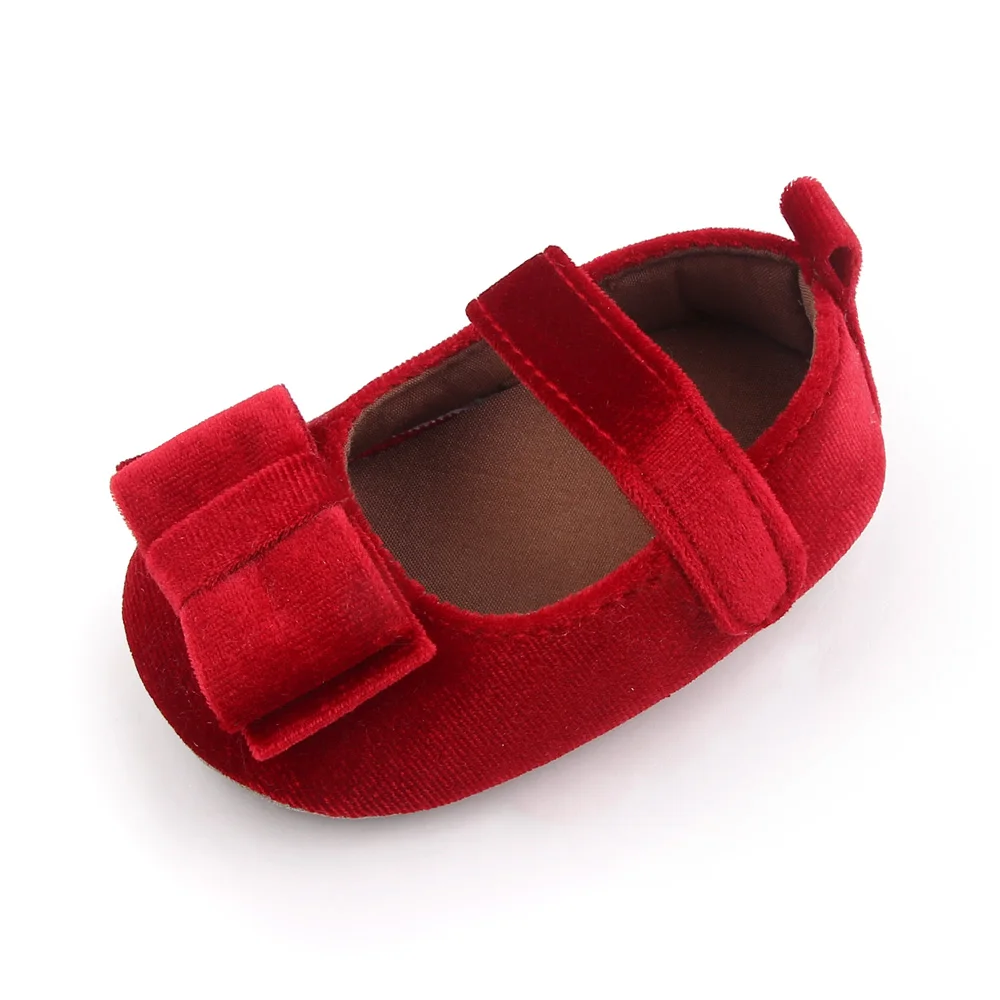 Newbron Baby Toddler Shoes Soft Comfortable Cute Bow Girls Princess Shoes supplier