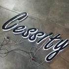 Letters Letter Led 3d Signs DIY Sign Outdoor Metal Logo Black Backlit Led Channel Letters 3d Led Letter Sign