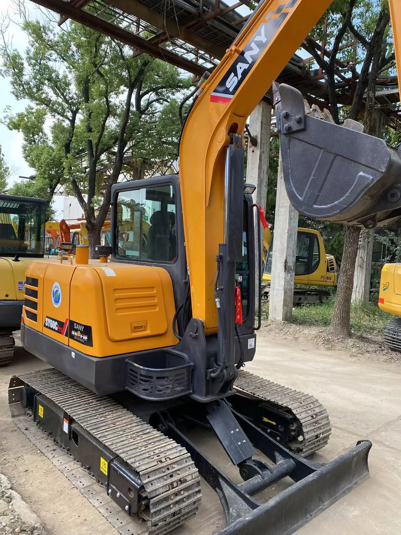 Sany Second Hand Sany Sy60c 6 Ton Mini Crawler Excavator With