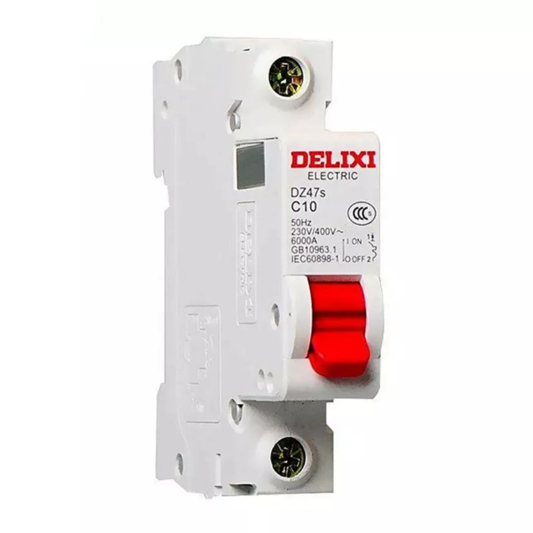 Delixi Electric Brand Quality 1p C10 C16 C20 C25 C32 Ac Mcb Dz47s