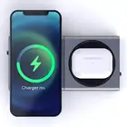 Safe Charger 3 In 1 Mag Safe Charger Duo For Iphone 12 Series For Apple Watch Magnetic Wireless Charger