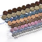 Rainbow Wholesale Hot Selling Druzy Agate Gemstone Smooth Loose Round Rainbow Best Druzy Agate Beads