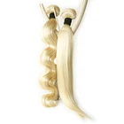 Indian The Best Hair Vendors Raw Indian Remy Double Drawn 613 Human Hair Bundles