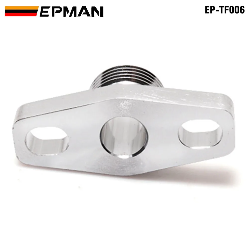maXpeedingrods Turbo Oil Supply Line Fitting Adapter Flange Kit Turbo Oil Supply Return Line AN10 Fitting Adapter Flange Set Oil Line for T3 T4 T70 T66 T04E
