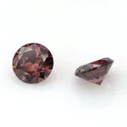 Cubic Zirconia Wuzhou Sale Synthetic Round Cut Cubic Zirconia Brown Cz Coffee Cz Loose Gemstone