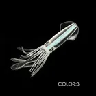 Fishing Squid Bait Dark Luminous Night Glowing 10.5cm/8.5g Fishing Lure Soft Bait Squid Octopus Lure