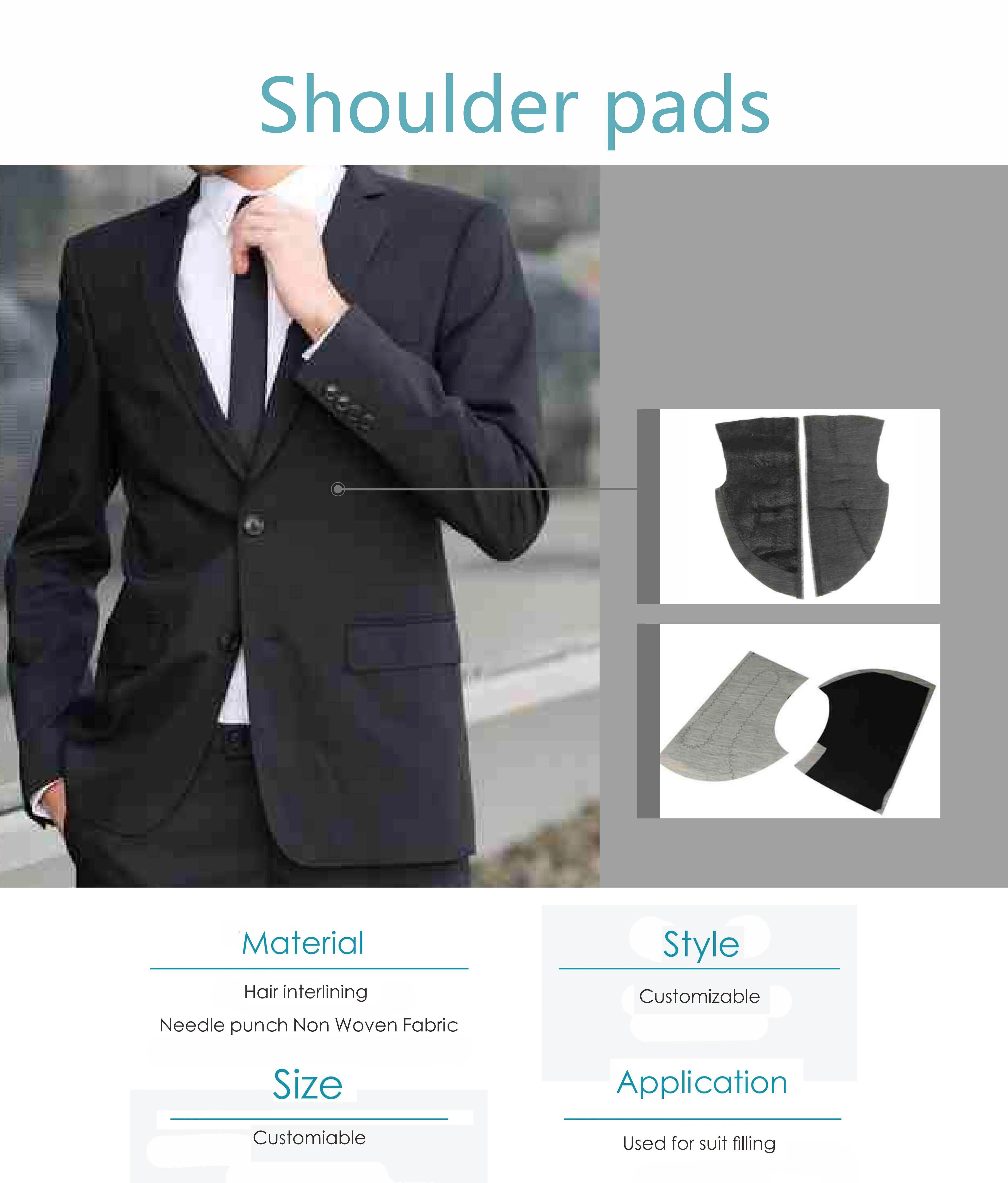 chest piece for men's suits hair interlining customize size chest pieces