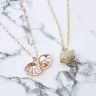Shell Pendant Flower Hot Selling Shell Shape Pearl Pendant Necklace Women Jewelry
