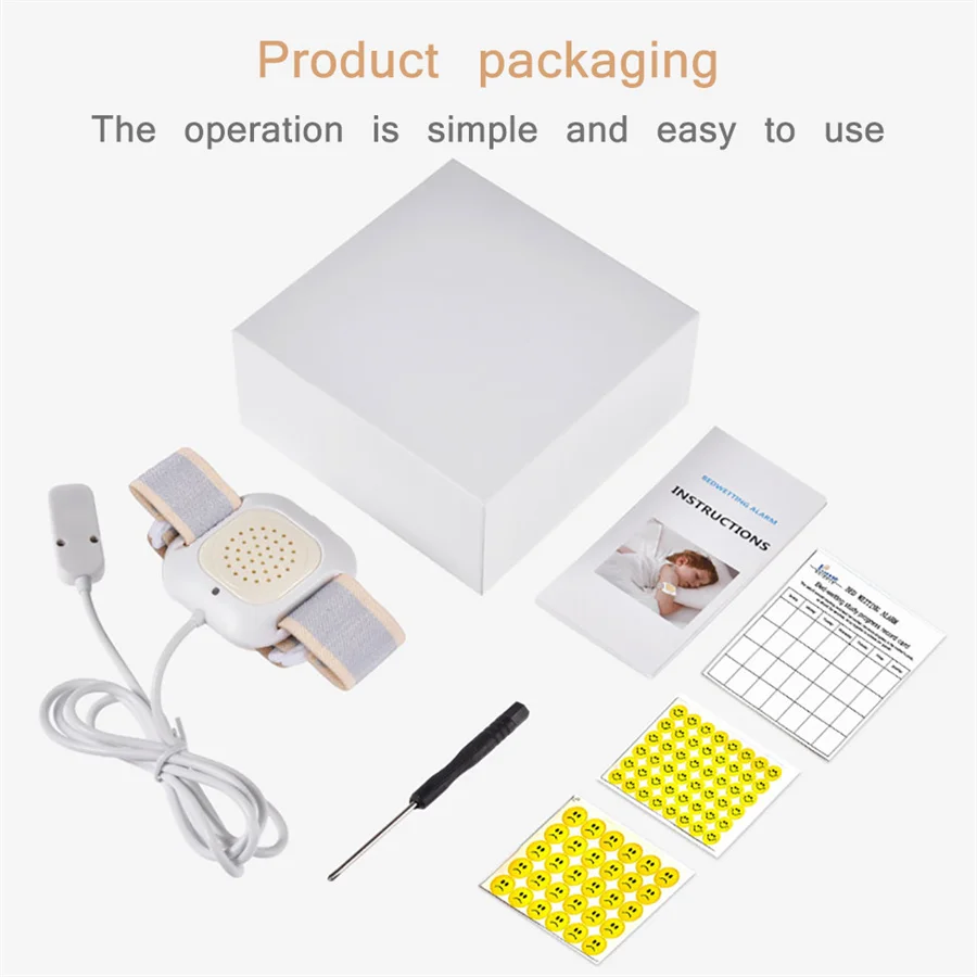 Baby BedWetting Alarm Smart Baby Diaper Sensor Bed wetting Enuresis Adult Baby Urine Bed Wetting Alarm For Infant Toddler