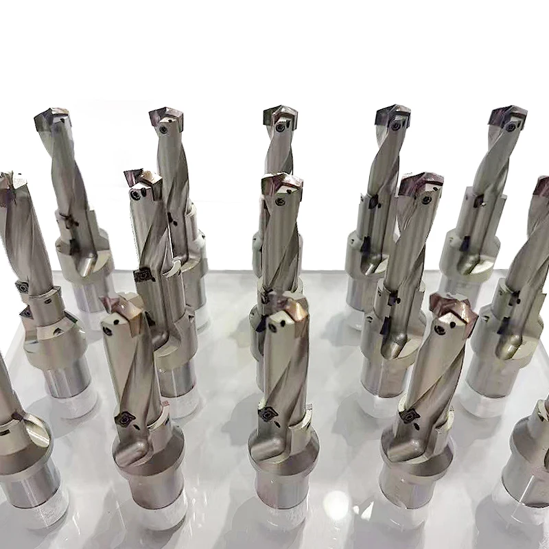 Crown Deep Hole U-Drill with Inner Cold Shedding Type Pull Back Drill Bit Shank for SE Premium Product Category Drill Bits factory