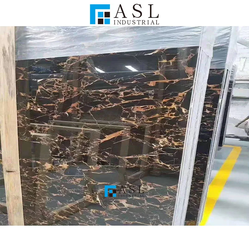 Athens portoro/porto black marble with gold/golden vein marble flooring tile wall cladding glossy black gold marble tiles