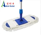 Top Cleaning Top Quality Cotton Flat Mop With Telescopic Aluminium Handle Cleaning Mop