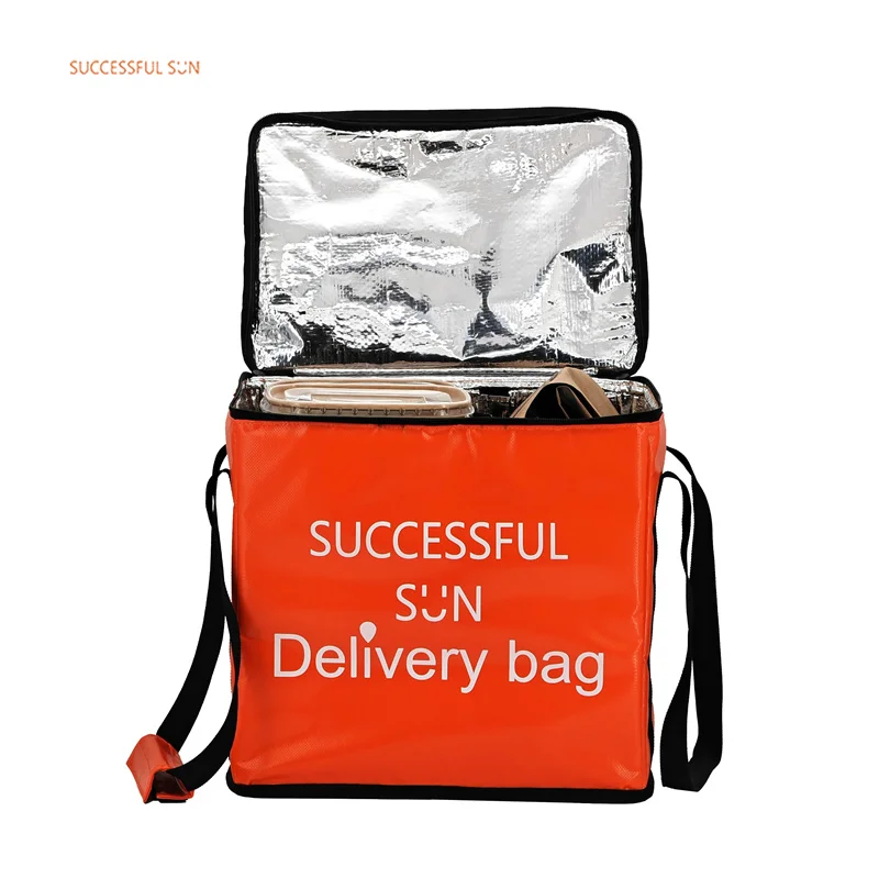 product wholesale small thermal bag waterproof tarpaulin top opening food delivery bag-5