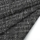 Yarn Dyed Spandex Fabric High Quality Custom Yarn Dyed Spandex Polyester Silver Fiber Dobby Fabric For Dress