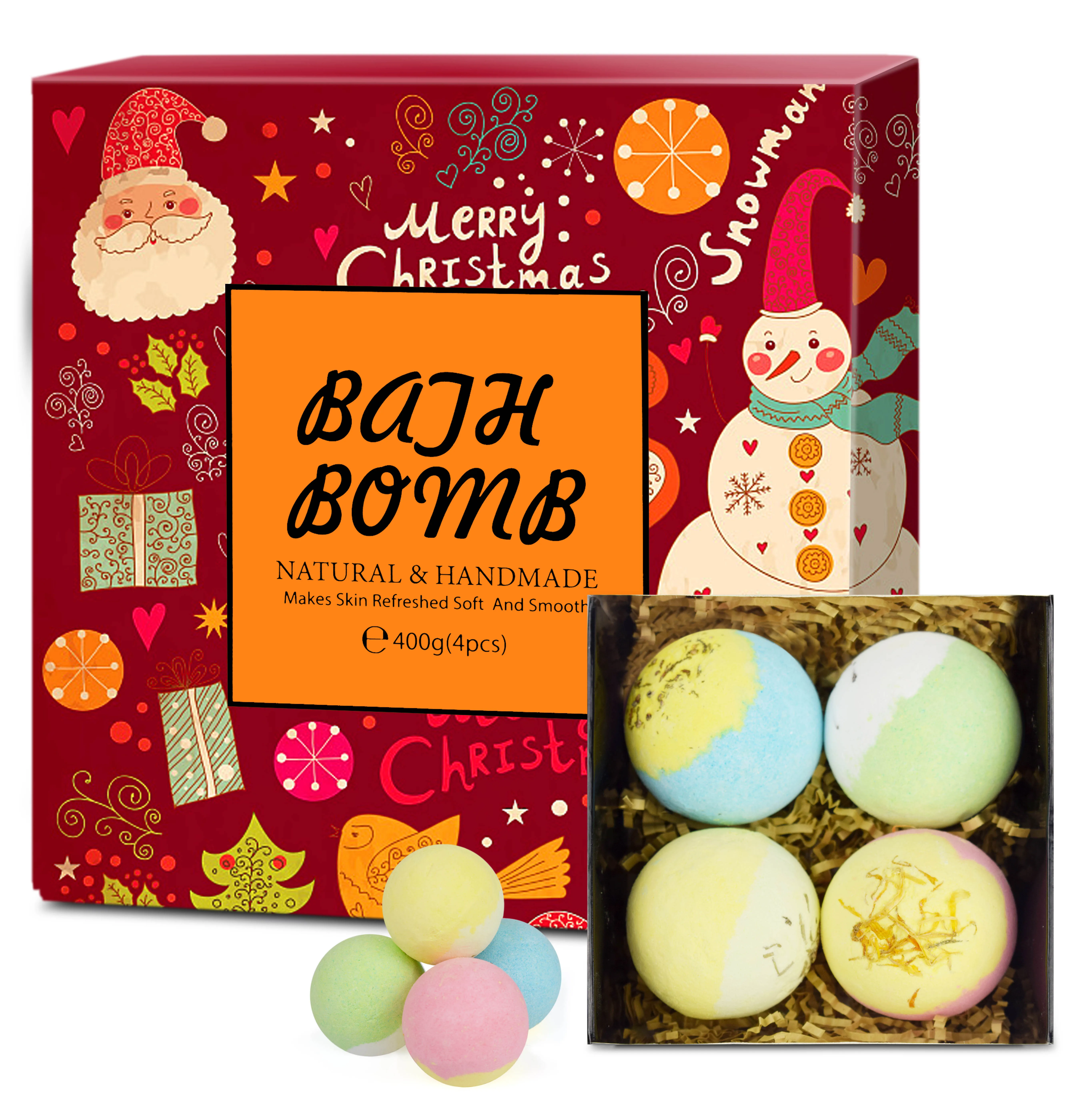 christmas bath bombs wholesale