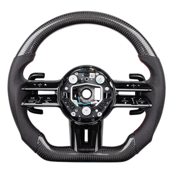 Real Carbon Fiber Steering Wheel Fit For Mercedes-benz Amg G Class C43 C238 A45 G500 G63 E63 Car Steering Wheel