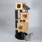 Honeypot Big Luxury Cat Scratching Solid Custom Cat Tree Modern Cat Tower