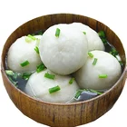 Spicy Huifa Classic Tender Fish Balls 10kg / Box Minced Fish Products Spicy Hot Seafood Semi-finished Products