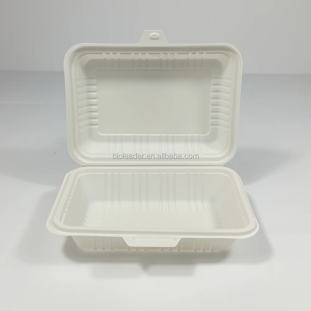 Eco-friendly Biodegradable Cornstarch Takeaway Food Box
