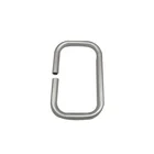Bag Alloy Factory Wholesale Rectangular Backpack Men's Bag Handle Aluminum Alloy Double Shoulder Bag Handle