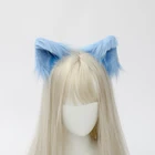 Hair Animal Hair Barrettes Fluffy Animal Costume Cat Fox Ears For Party Decoration Cat Maid Hair Accessories