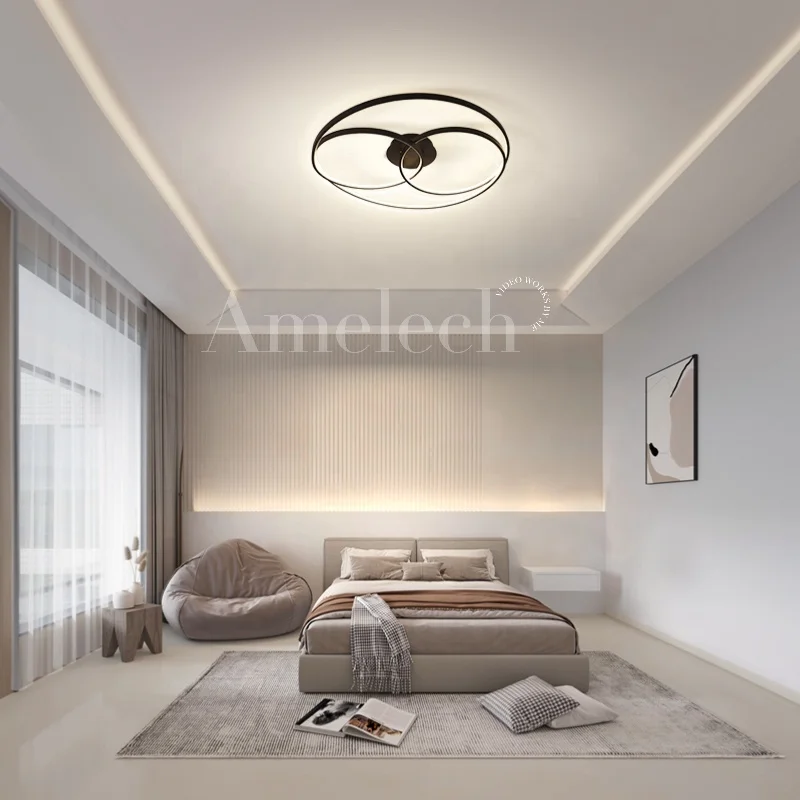 Decorative Modern Celling Led Lights For Home Bedroom Living Room Fixture Round Lamps Surface Mounted Hot Selling Indoor Ceiling