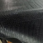 Pu Leather Pu Embossing Fabric Wholesale Finished Products PU Embossed Crocodile Animal Print Fabric Leather For Bag