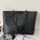 Nature 2021 Summer New Trendy Korean Large-capacity Tote Nature Shoulder Handbags For Women