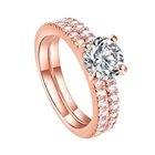 Cz Ring Rings 925 Cz Ring SKA Wholesale Fashion 925 Cz Jewelry Finger Ring Set Best Gift For Girl