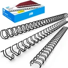 Spiral Customized Hardcover High Quality Double Loop Book Metal Spiral Binding Wire For Notebook Binding