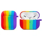 Case Protective AirPod Case Silicone Air Pods Pro Case Cover Skin Rainbow Case