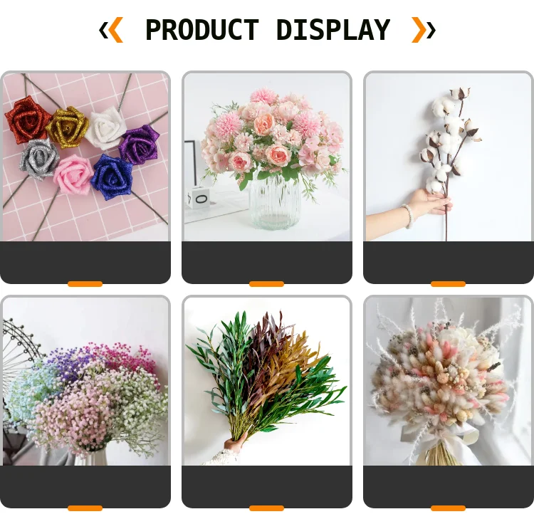 Bulk Dark Emerald Green Roses Artificial Flowers With Stem For Diy