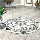 Flooring Marble Medallion Luxury Mansion Grey Marble Flooring Arabic Marble Floor Medallion Pattern
