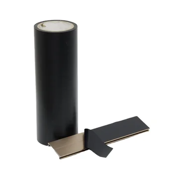 Popular large factory supply surface protection anti scratch black color design pvc film roll