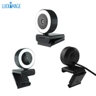 Web Camera Webcam Camera Luckimage Usb Web Camera 2k Webcam Webcam With Ring Light