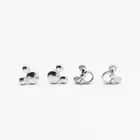 Stud Earring PONEES Hot Sale Custom 925 Sterling Silver Cute Mickey Stud Earring For Women Jewelry