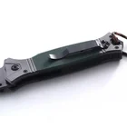 Knife Tactical Knife Green Double Steel Head And G10 Handle Messer Pocket Switch Tactical Stainless Steel Knife
