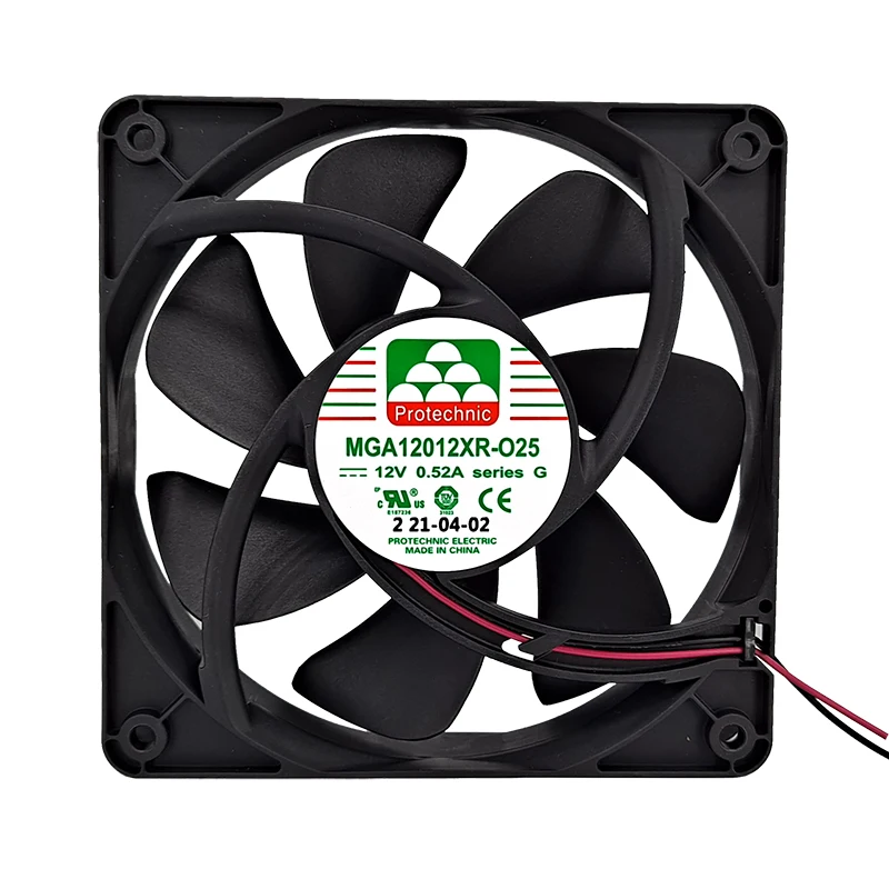 Axial Flow Fan, Plastic, RGB, MGA12012XR-O25(G, 12V - detail 4