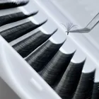 Eyelash JYZ C D CC DD Soft Curl Fast Easy Fanning Rapid Blooming Volume Eyelash Extensions