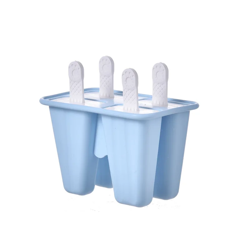 Wholesale Popsicle Molds Set OEM & ODM 4 Pack Silicone Ice Pop Mold Customized Ice Popsicles Maker Fun for Kids and Adults
