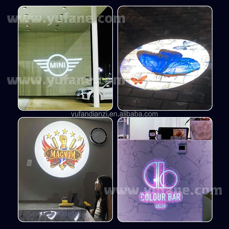 Yufan Four Figure Static Switch Advertising Projector Light