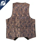 Vest Vest Men Big Size Slim Paisley Lining Fashion Cool Men Best Vest Model Choose With Collar