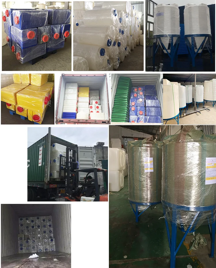 Chemical Dosing Mixing Tank With Agitator Litre Poly Plastic Liquid