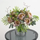 Rose Latex Flowers Wedding Home Party Decorative Silk Rose Flowers