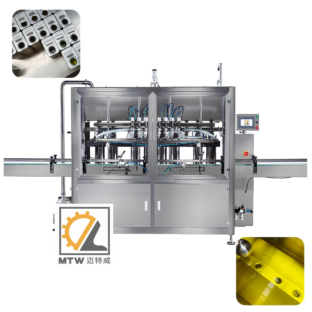 Mtw Automatic Cooking Oil Filling And Capping Machine Liquid Oil