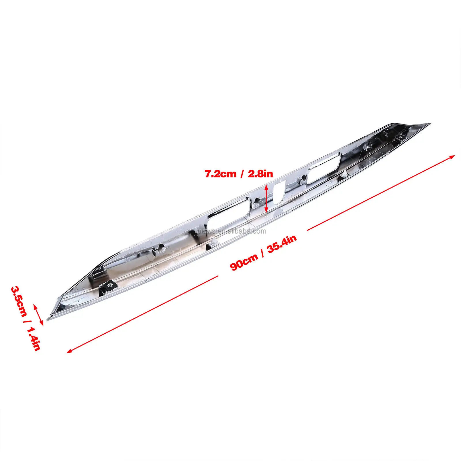 produit pièces automobiles oem nouvelle bande de moulage de finition de couvercle de coffre arrière chromé pour berline Honda Accord 2013 2014 2015-35