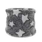 Stars Scarf Neck Scarf Winter Popular Plush Fabric Stars Jacquard Neck Warmer Winter Keep Warmer Scarf