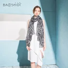 Chiffon Scarfs 110X190Cm Classic Zebra Pattern Digital Printing High Quality Chiffon Long Silk Scarfs